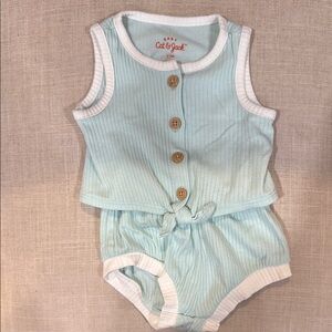 Cat & Jack Blue and White Diaper Covers Accessories